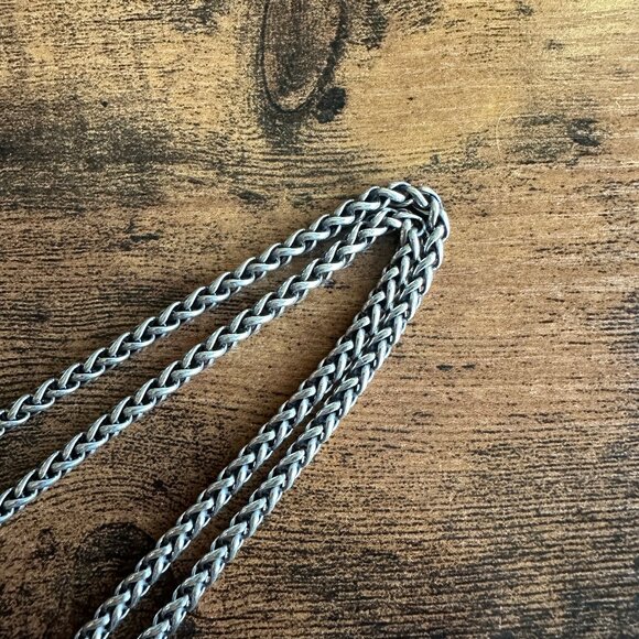 David Yurman Wheat Chain Necklace in Sterling Silver - 4mm - 24" - Picture 6 of 12